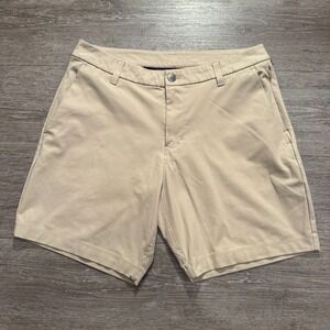Lululemon Shorts Mens 31 Commission Chino Classic Fit Wrinkle Resistant 8" Adult